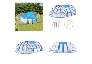 Vidaxl Cupola Ovale Per Piscina 620X410X205 Cm - Copertura Per Piscina - Copert…