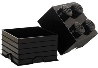 Lego 40031733 Mattoncini Lego Storage Brick 4, 5,7 Litri, Nero