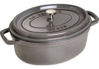 Staub 40509-317-0 Staub La Cocotte 29Cm Oval Graphit-Grau, Gusseisen