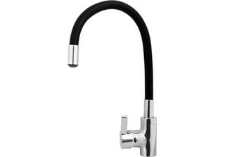 Pyramis 090919638 Kitchen Faucet Black, Chrome
