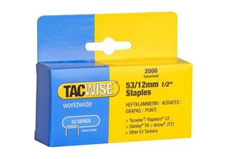 Tacwise 337 Graffe Tacwise 53/12 Mm, Zincate, 2.000 Pezzi