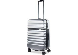 Bugatti Carrello Corium Hard-Top Case Trolley Silver Argentato