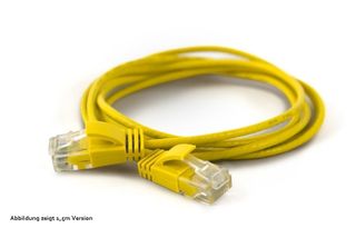 Wantec 7285 Wantec Patchkabel Utp Cat6A D=2,8Mm 1,0M Gelb