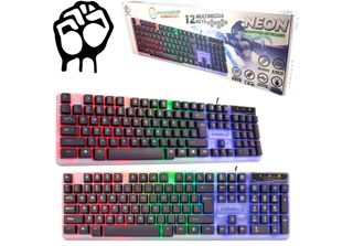 Rebeltec Keyboard Gaming Backlit Neon