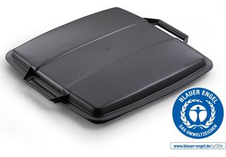Durable Coperchio Quadrato Eco Per Durabin® 90L , Nero, 1800506221