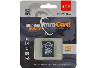 Scheda Di Memoria Microsd 4Gb Imro + Adp 10C