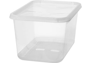 Smartstore 3064070 Smartstore Aufbewahrungsbox Basic Xl, 60 Liter, Transparent