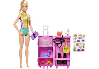 Barbie Biologa Marina Bambola Playset Biologa Marina