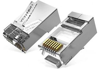 Connettore Rigido RJ45 Cat.6A Ftp Oem Confezione Da 10 Pezzi Marca