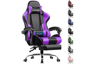 Gtplayer Sedia Da Gioco, Sedia Da Scrittura, Sedia Da Ufficio Ergonomica Con Fu…