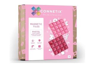 Connetix Piastrelle Magnetiche Base Pink Berry 2 Pezzi