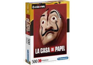 Clementoni - Puzzle 500 Netflix: PapíRový DůM - Maska