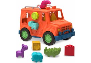 B.Toys Wonder Wheels Safari Truck - Sorter - Safari Shape Sorter Truck