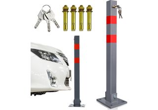 Hebitod Barriera Post Parcheggio Barriera Pieghevole 66Cm Bloccabile In Acciaio…