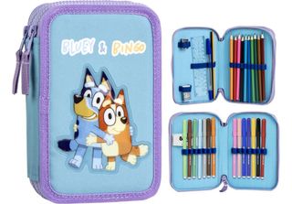 CerdÀ - Oficjalny PodwóJny PióRnik Bluey - Premium Akcesorium Szkolne