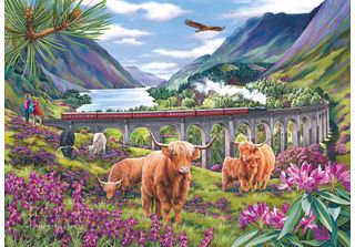 House Of Puzzles Puzzle Glenfinnan Ladies Gioco Di Puzzle Da 1000 Pezzi