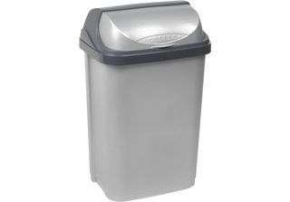 Keeeper 1045416000000 Keeeper AbfallbehäLter "Rasmus"", 25 Liter, Silber"