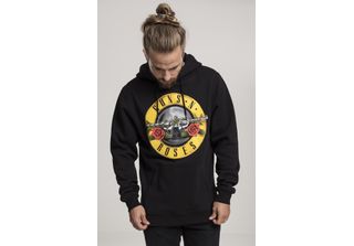 Merchcode Felpa Con Cappuccio Guns N' Roses Logo Hoody Nero-5Xl