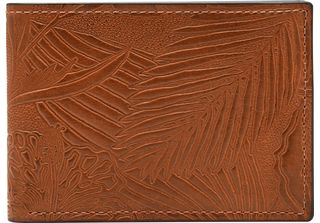Fossil Portafoglio Palmer Fpw Bifold Wallet Dark Brown Marrone