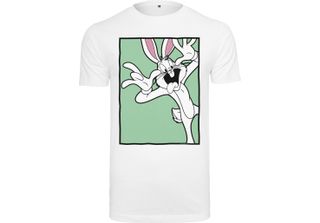 Merchcode Maglietta Looney Tunes Bugs Bunny Funny Face Tee Bianco-S