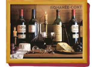 Creative Tops Cuscino A Sacco Per Vino Vintage Laptray