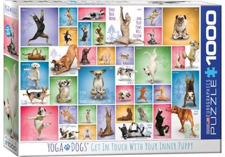 Puzzle Da 1000 Pezzi Yoga Dogs