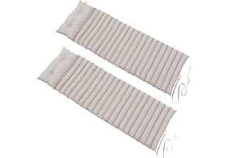 Set Di 2 Materassi Prendisole Color Talpa 180 Cm Red Deco 2X Sormiou Taupe
