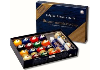 Palline Pool Super Aramith Pro 57,2 Mm Confezione Valore