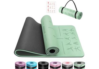 Outdouse Tappetino Yoga, Tpe 6Mm Spessore Pelle-Friendly Tappetino Yoga Antisci…