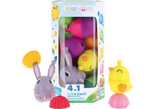 Lalaboom Blocchi Di Palline Montessori 4In1 Animali Sensoriali 24 Pezzi