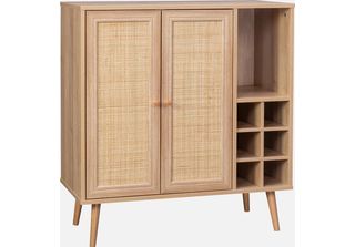 Portabottiglie In Legno E Vimini L Sweeek