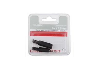 Erard - 1 X Klinken Stecker Stereo 3,5Mm M + 1 X Klinken Stecker Stereo 3,5Mm F…
