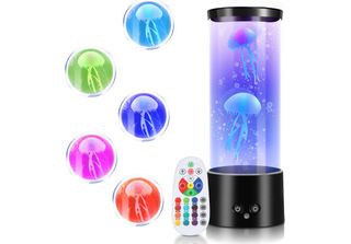Jopassy Led Meduse Night Lights Decorative Rgb Mood Light Acquario Lava Lamp Co…