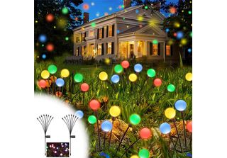 Lampade Solari Per Giardino All'aperto, 2Pcs 8 Led Solar Firefly Light, Luce So…