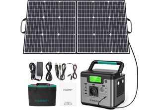 Generatore Solare Swarey 518Wh Powerstation Con 100W Solarpanel