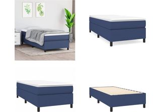 Vidaxl Letto Boxspring Blu 80X200 Cm In Tessuto - Letto Boxspring - Boxspringbe…