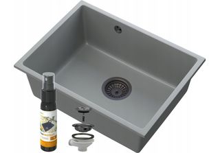Lavabo Sottopiano Manado Grigio Nero 60
