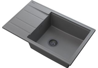 Granitan | Lavello In Granito Louis - 800X500 Mm - Grigio - Design Minimalista …