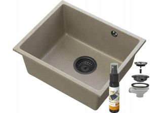 Manado Brown Lavabo Sottopiano Nero50