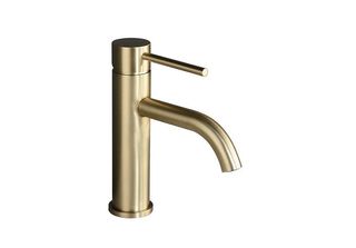 Rabena Kran Rubinetto Retro Lavabo Oro Spazzolato Rebona Lauferi