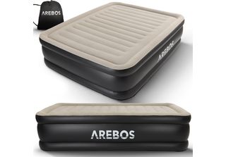 Letto Ad Aria Arebos Grigio / Antracite | Autogonfiante, Pompa Integrata, 203X1…