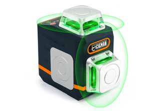 Livella Laser Cigman CM720 2×360° - Laser Verde Con Telecomando