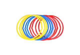 6PCS Multicolore Calcio Sport Formazione Velocità Anelli Calcio Controllo Abili…