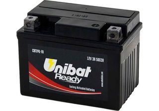 Unibat Cbtx4L-Fa Agm-Batteria Argento Argento Taglia Unica