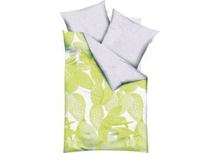 Deve Avere Biancheria Da Letto Verde Chiaro-Grigio Chiaro Dimensioni 135X200 Cm…