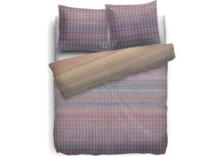 Hnl Biancheria Da Letto In Raso Stripe Gradient Striped Multi 135X200 Cm + 80X8…