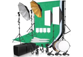 Set Da Studio Fotografico, Softbox, Sfondi, Kit Da Studio Fotografico 36