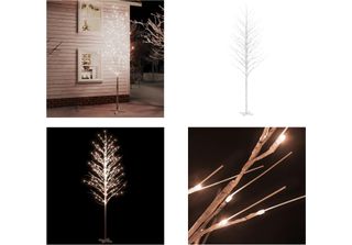 Vidaxl Led Betulla Bianco Caldo 672 Led 400 Cm - Albero Led - Alberi Led - Albe…