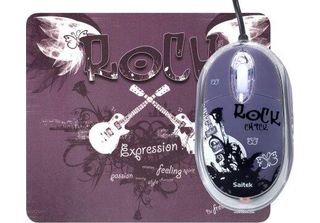 Mouse E Tappetino Saitek Expression - Rock Chick -