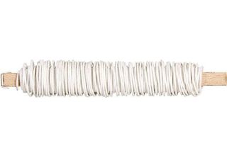 Rayher 24116102 Rayher Papier Basteldraht Weiß 0,55 Mm 20,0 M 1 Rolle